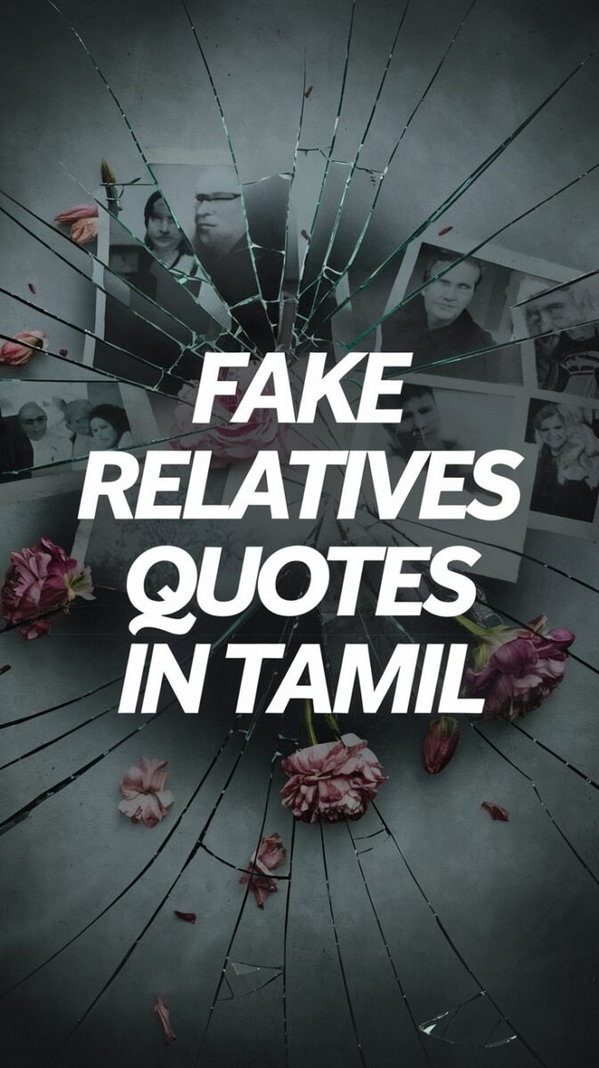 Fake Relatives Quotes in Tamil