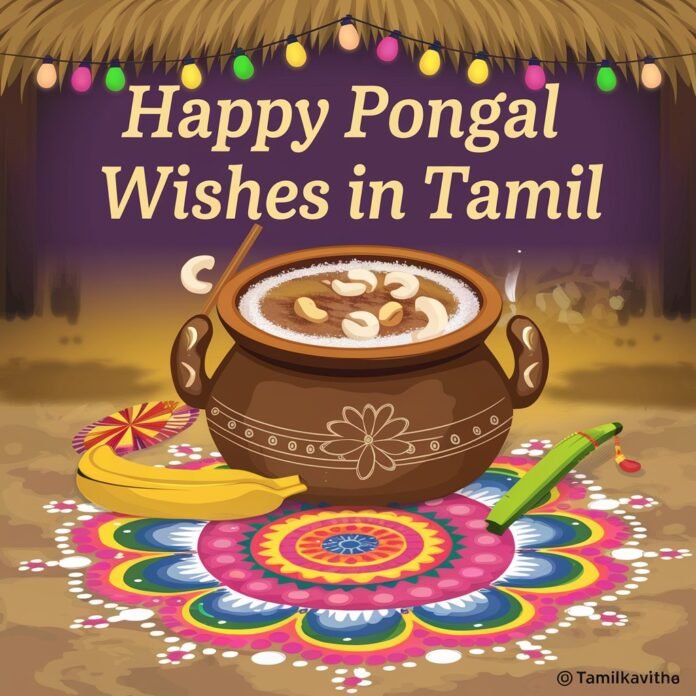 Happy Pongal Wishes in Tamil