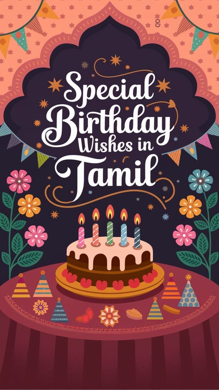 Special Birthday Wishes in Tamil