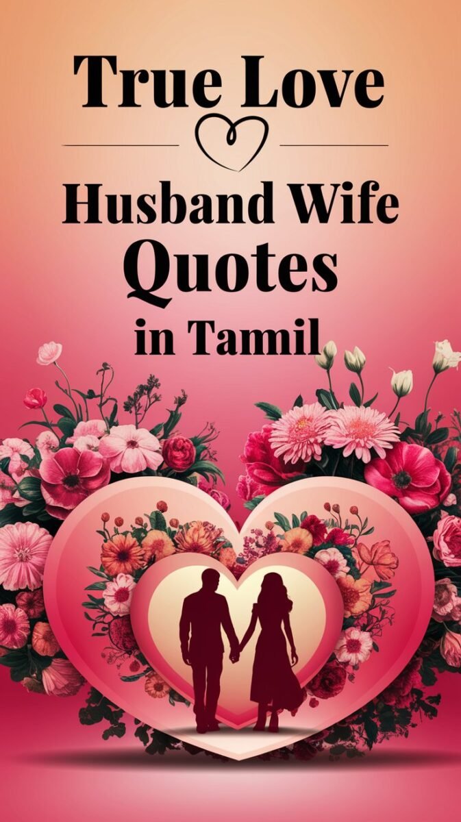 True Love Husband Wife Quotes in Tamil