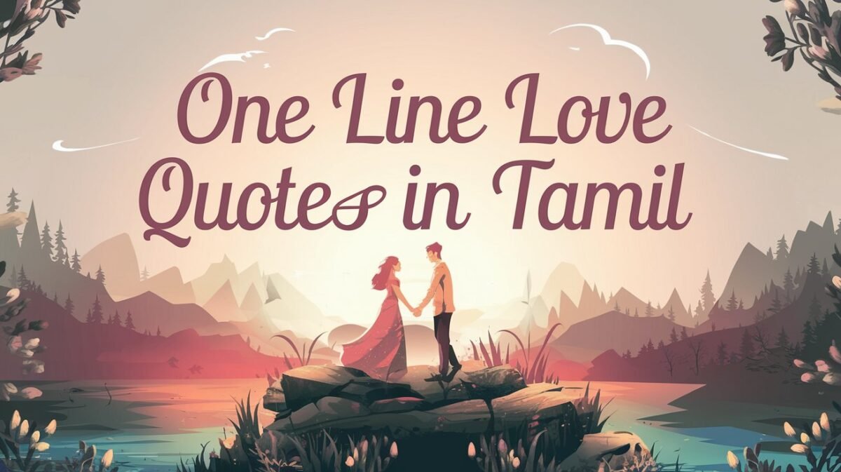 One Line Love Quotes in Tamil