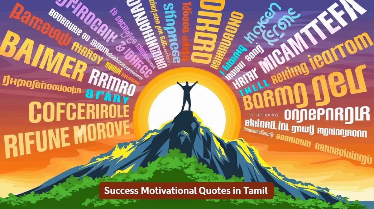 Success Motivational Quotes in Tamil