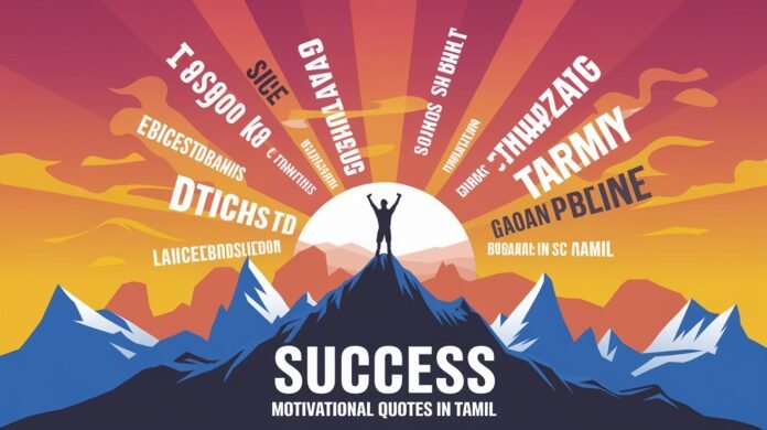 Success Motivational Quotes in Tamil