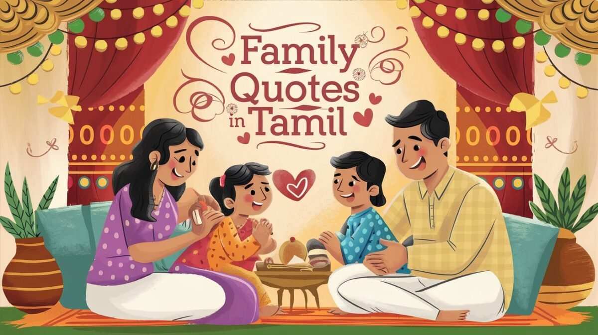 Family Quotes in Tamil